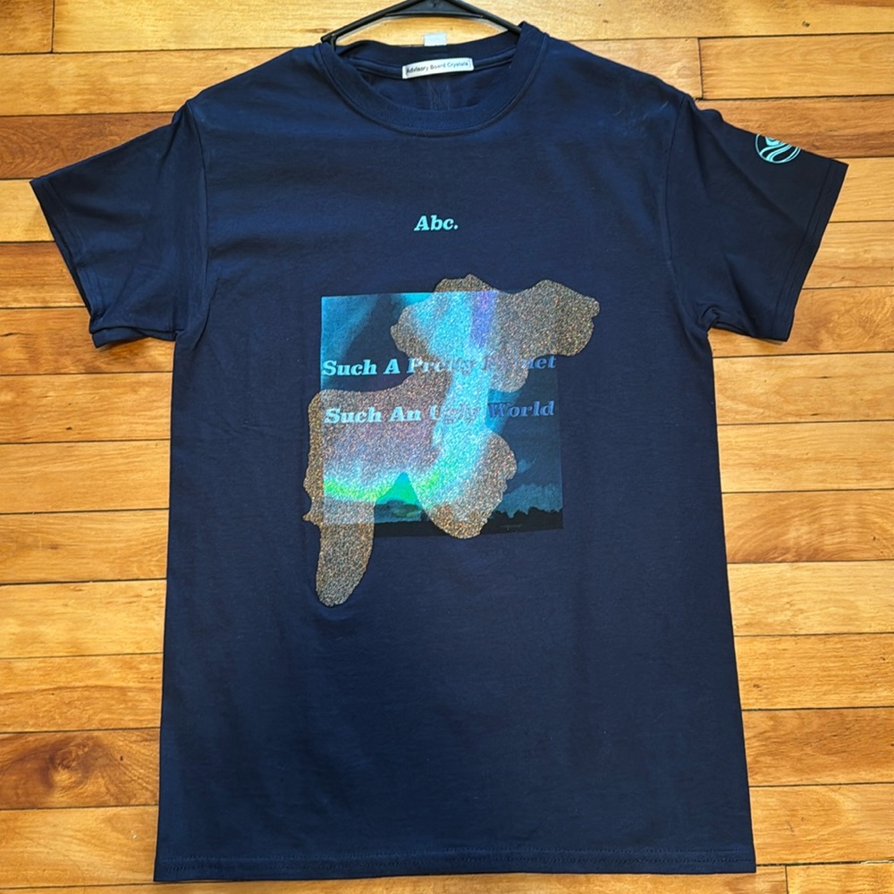 Advisory Board Crystals Such A Pretty Planet Such An Ugly World Glitter Tee
